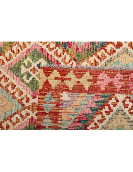 Kilim 101x210 Cm Kilim, Afghanistan, Lana Cardata A Mano,