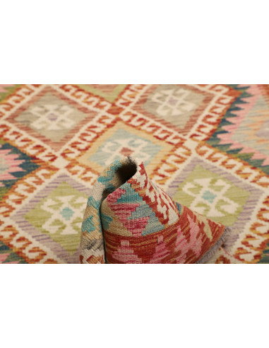 Kilim 101x210 Cm Kilim, Afghanistan, Hand-carded Wool,