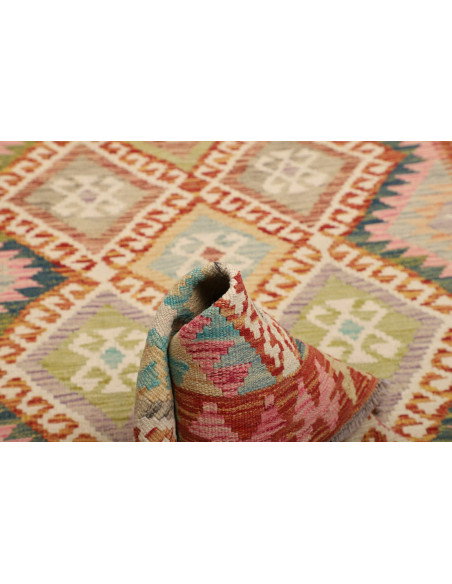 Kilim 101x210 Cm Kilim, Afghanistan, Hand-carded Wool,