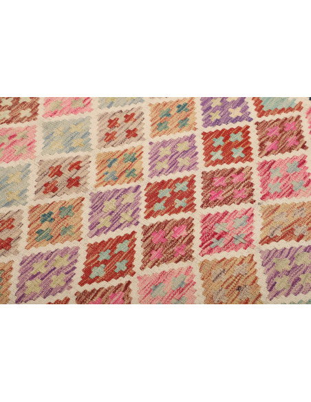 Kilim 105x203 Cm Kilim Afghanistan Hand-carded Wool 0.3 Cm