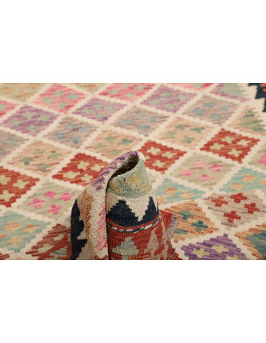 Kilim 105x203 Cm Kilim Afghanistan Hand-carded Wool 0.3 Cm
