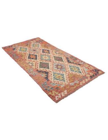 Kilim 104x210 Cm Kilim Afghanistan Hand-carded Wool Cotton