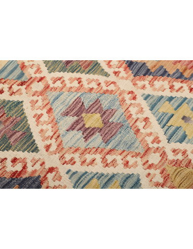 Kilim 104x210 Cm Kilim Afghanistan Hand-carded Wool Cotton