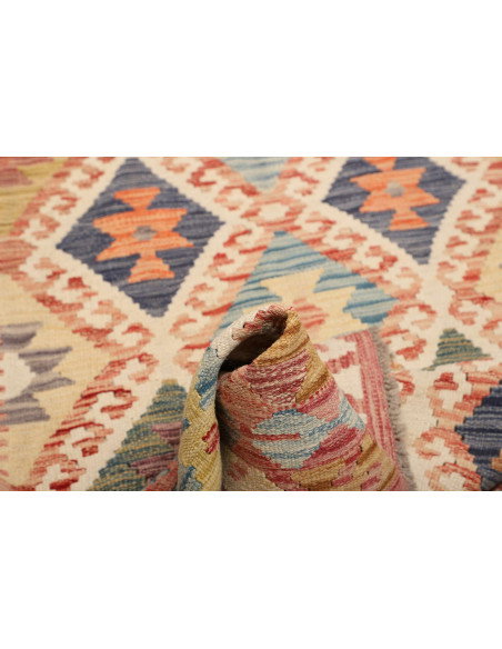Kilim 104x210 Cm Kilim Afghanistan Hand-carded Wool Cotton
