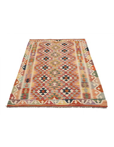 Kilim 124x177 Cm Kilim Afghanistan Lana Cardata A Mano