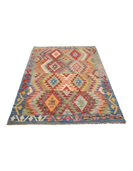 Kilim 125x182 Cm Kilim Afghanistan Lana Cardata A Mano