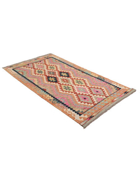 Kilim 124x193 Cm Kilim, Afghanistan, Hand-spun Wool (warp: