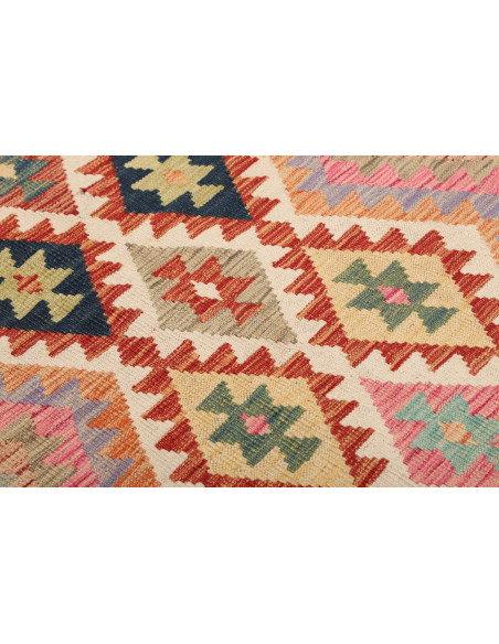 Kilim 124x193 Cm Kilim, Afghanistan, Lana Cardata A Mano