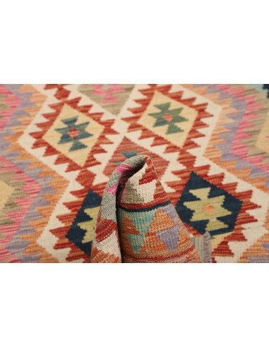 Kilim 124x193 Cm Kilim, Afghanistan, Lana Cardata A Mano