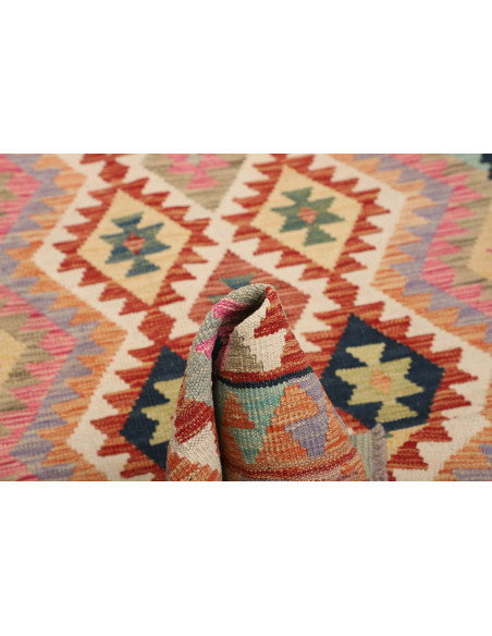 Kilim 124x193 Cm Kilim, Afghanistan, Lana Cardata A Mano