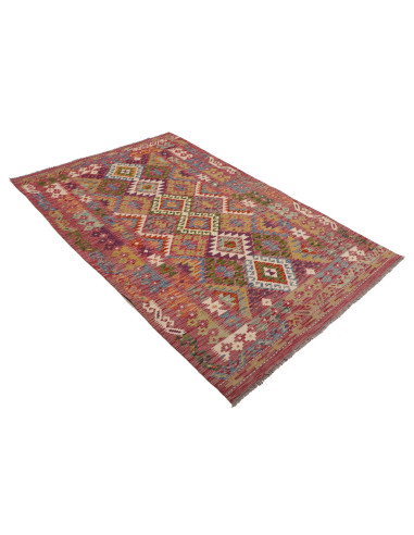 Kilim 123x196 Cm Kilim Afghanistan Lana Cardata A Mano