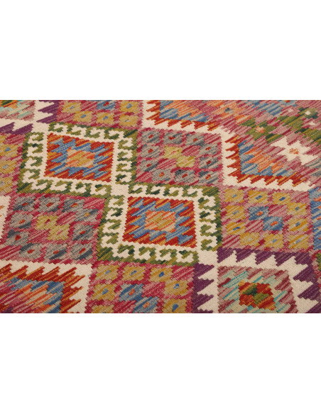 Kilim 123x196 Cm Kilim Afghanistan Lana Cardata A Mano