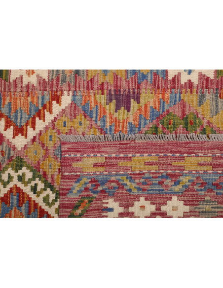 Kilim 123x196 Cm Kilim Afghanistan Lana Cardata A Mano