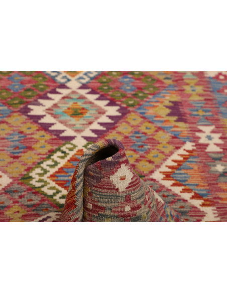 Kilim 123x196 Cm Kilim Afghanistan Lana Cardata A Mano