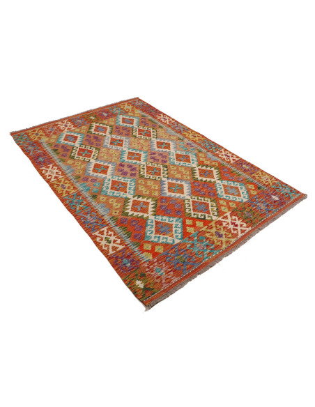 Kilim 127x194 Cm Kilim Afghanistan Hand-carded Wool