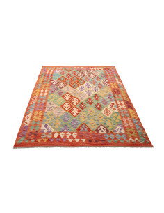 Kilim 150x193 Cm Kilim, Afghanistan, Lana Cardata A Mano 2