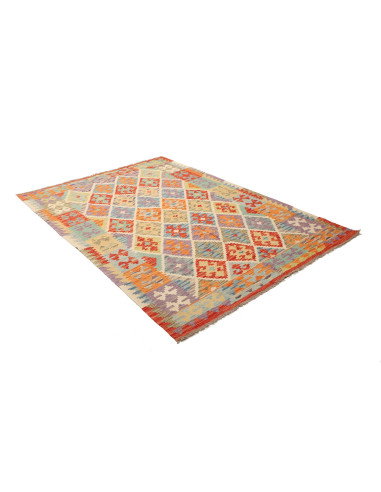 Kilim 148x205 Cm Kilim, Afghanistan, Hand-carded Wool (warp: