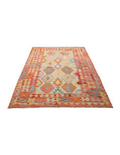 Kilim 148x192 Cm Kilim Afghanistan Lana Cardata A Mano 2