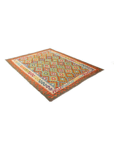 Kilim 156x198 Cm Kilim Afghanistan, Hand-carded Wool (warp: