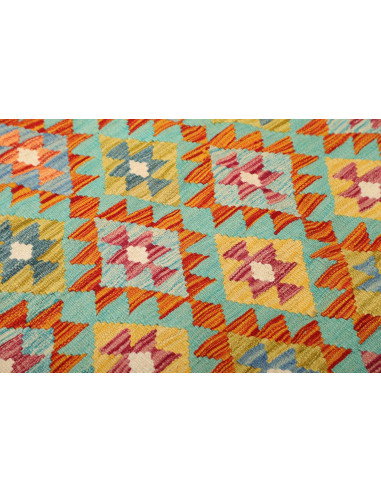 Kilim 156x198 Cm Kilim Afghanistan, Hand-carded Wool (warp: