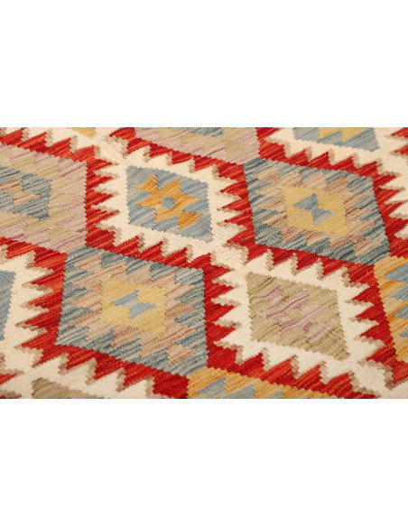 Kilim 150x201 Cm Kilim, Afghanistan, Hand-carded Wool (warp:
