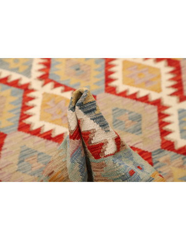 Kilim 150x201 Cm Kilim, Afghanistan, Lana Cardata A Mano