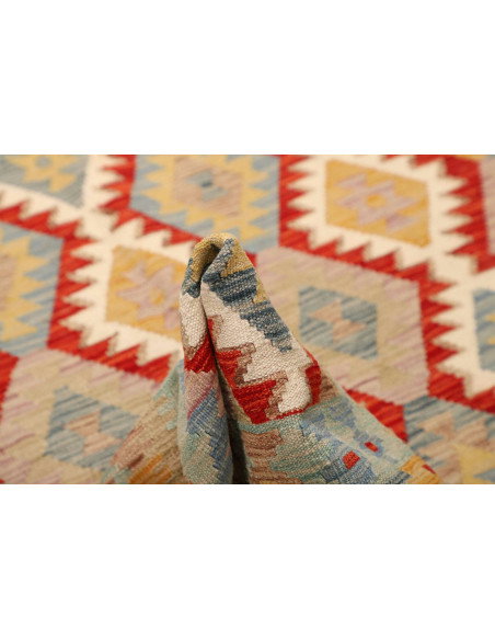 Kilim 150x201 Cm Kilim, Afghanistan, Hand-carded Wool (warp: