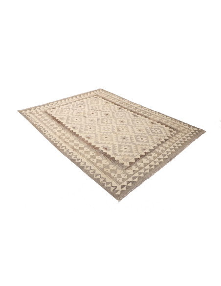 Kilim 154x210 Cm Kilim, Afghanistan, Lana Cardata A Mano