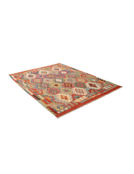 Kilim 153x195 Cm Kilim Afghanistan Hand-carded Wool (warp: