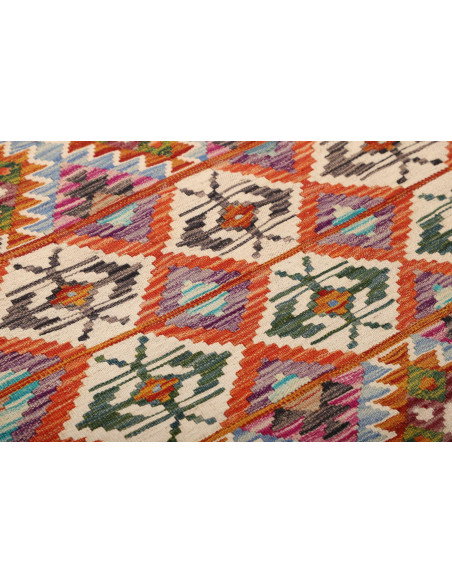 Kilim 157x207 Cm Kilim Afghanistan Lana Cardata A Mano