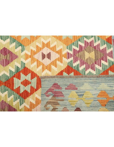 Kilim 147x206 Cm Kilim Afghanistan Hand-carded Wool (warp: