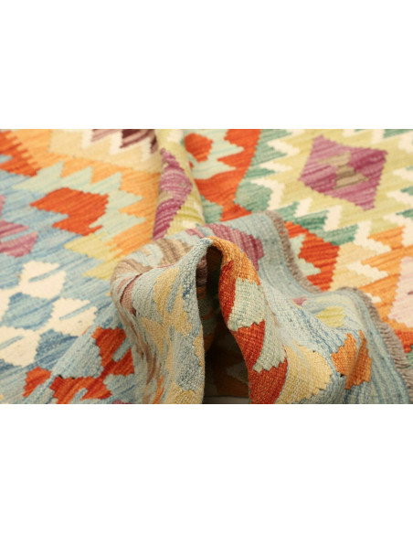 Kilim 147x206 Cm Kilim Afghanistan Hand-carded Wool (warp: