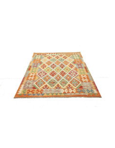 Kilim 147x192 Cm Kilim Afghanistan. Lana Cardata A Mano 2