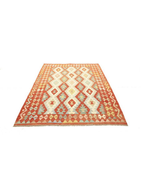 Kilim 152x198 Cm Kilim Afghanistan Lana Cardata A Mano