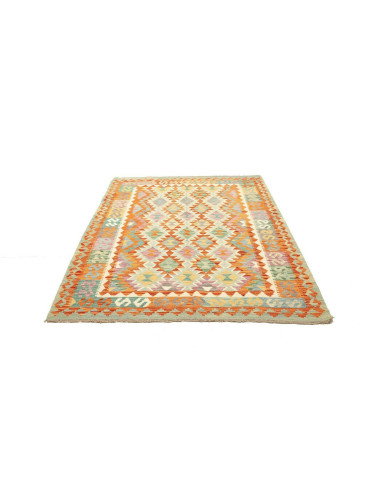 Kilim 157x196 Cm Kilim, Afghanistan, Lana Cardata A Mano