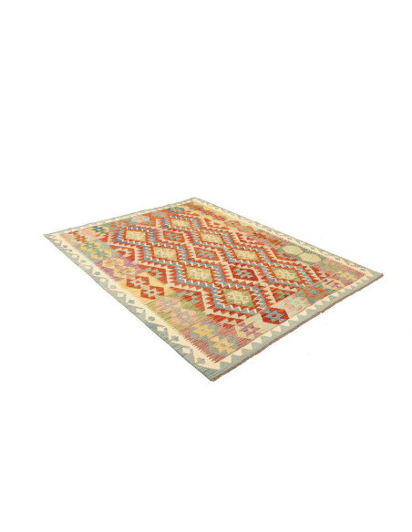 Kilim 154x197 Cm Kilim, Afghanistan, Hand-carded Wool (warp: