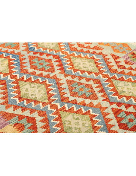 Kilim 154x197 Cm Kilim, Afghanistan, Hand-carded Wool (warp: