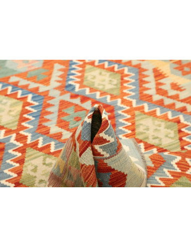 Kilim 154x197 Cm Kilim, Afghanistan, Lana Cardata A Mano