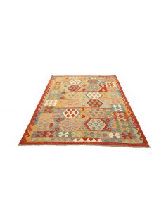 Kilim 148x201 Cm Kilim, Afghanistan, Hand-carded Wool (warp: 2
