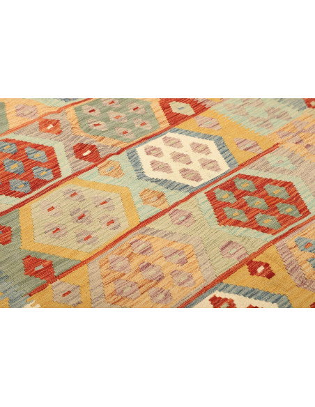 Kilim 148x201 Cm Kilim, Afghanistan, Lana Cardata A Mano