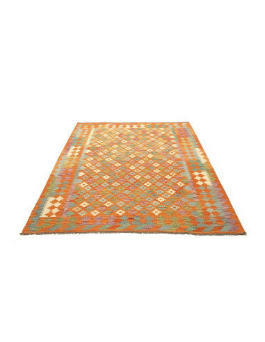 Kilim 154x192 Cm Kilim, Afghanistan, Hand-carded Wool