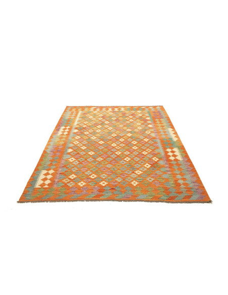 Kilim 154x192 Cm Kilim, Afghanistan, Hand-carded Wool