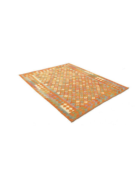 Kilim 154x192 Cm Kilim, Afghanistan, Lana Cardata A Mano