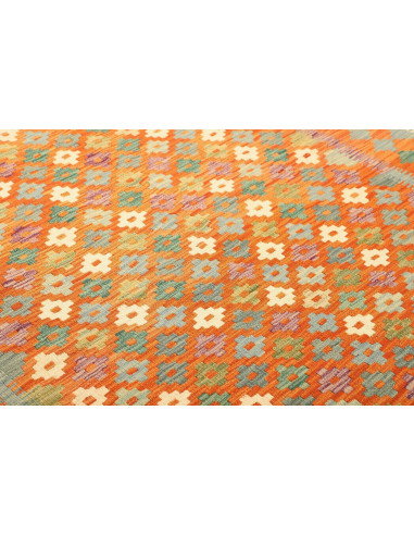 Kilim 154x192 Cm Kilim, Afghanistan, Lana Cardata A Mano