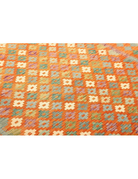 Kilim 154x192 Cm Kilim, Afghanistan, Hand-carded Wool