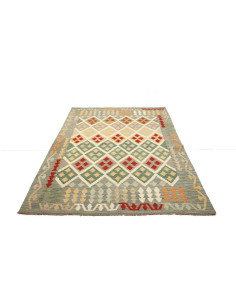 Kilim 150x200 Cm Kilim, Afghanistan, Hand-carded Wool (warp: 2
