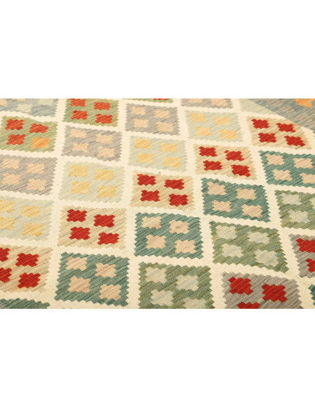 Kilim 150x200 Cm Kilim, Afghanistan, Hand-carded Wool (warp: