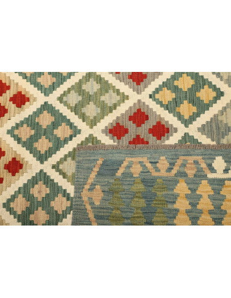 Kilim 150x200 Cm Kilim, Afghanistan, Hand-carded Wool (warp:
