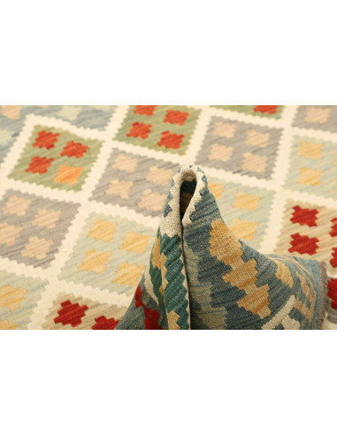 Kilim 150x200 Cm Kilim, Afghanistan, Hand-carded Wool (warp:
