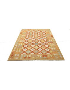 Kilim 150x199 Cm Kilim Afghanistan Hand-carded Wool (warp: 2